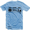 Eat Sleep Hike - Modern Hiker T-Shirt - Lights - Image 4