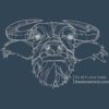 The Stone Mind Water-Buffalo T-Shirt - Navy - Image 3
